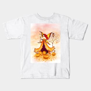 Nymph of Autumn Kids T-Shirt